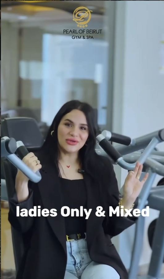 The ladies-only section at Pearl of Beirut